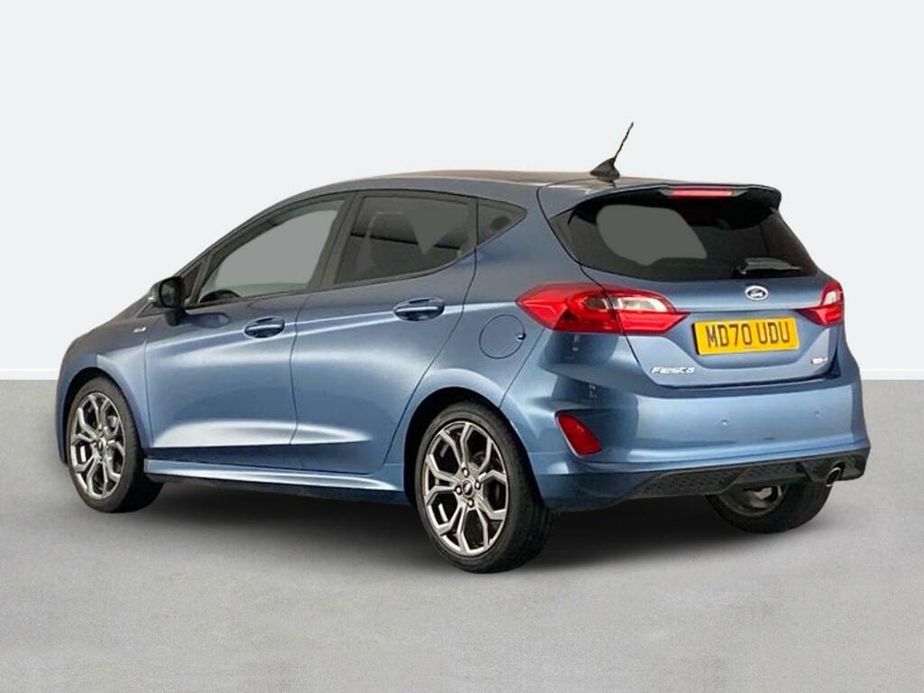 Ford Fiesta 1.0 Ecoboost Hybrid Mhev 125 St-line Edition MD70UDU Blue #5