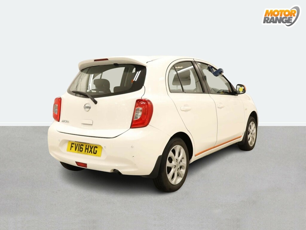 Nissan Micra 1.2 Acenta White #4