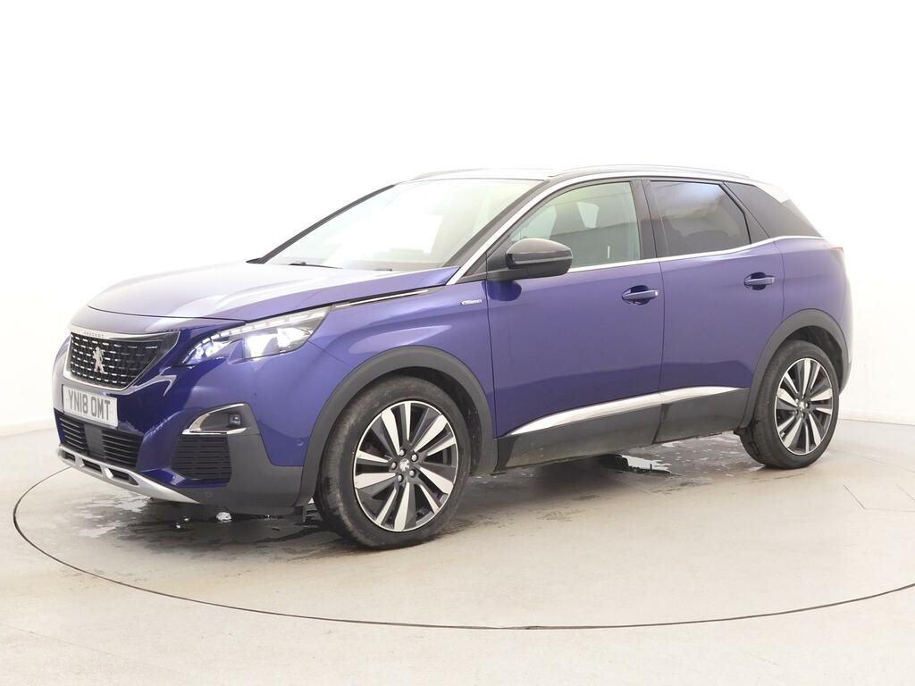 Peugeot 3008 1.5 Bluehdi Gt Line Premium YN18OMT Blue #3