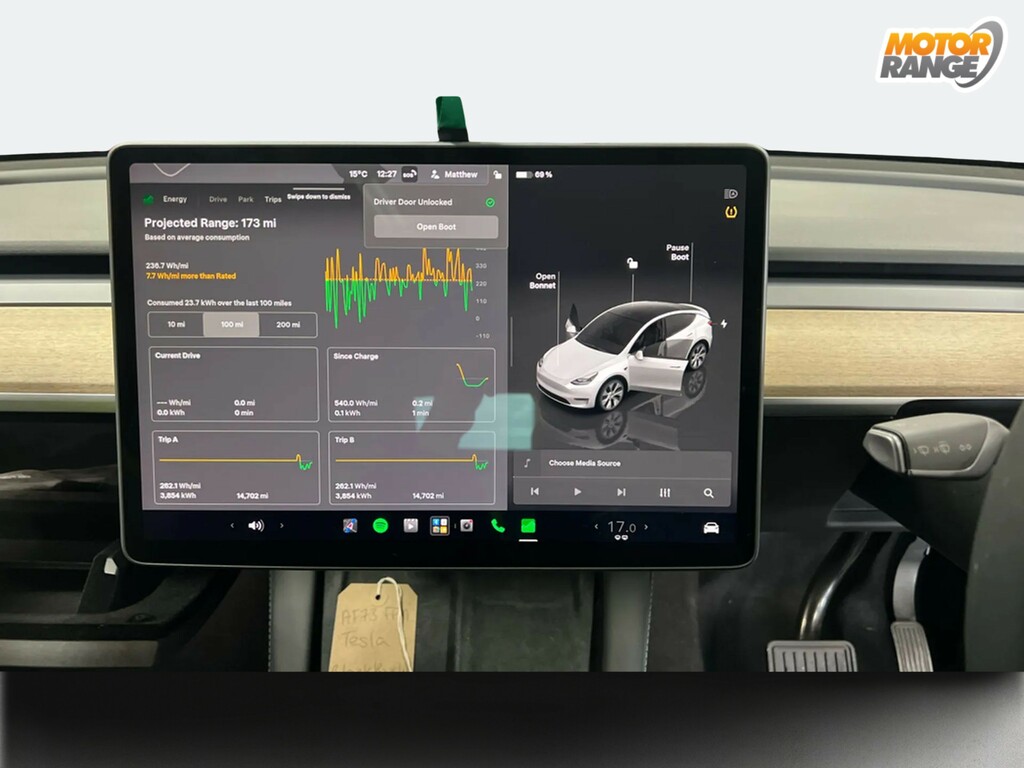 Tesla Model Y Rwd Blue #9