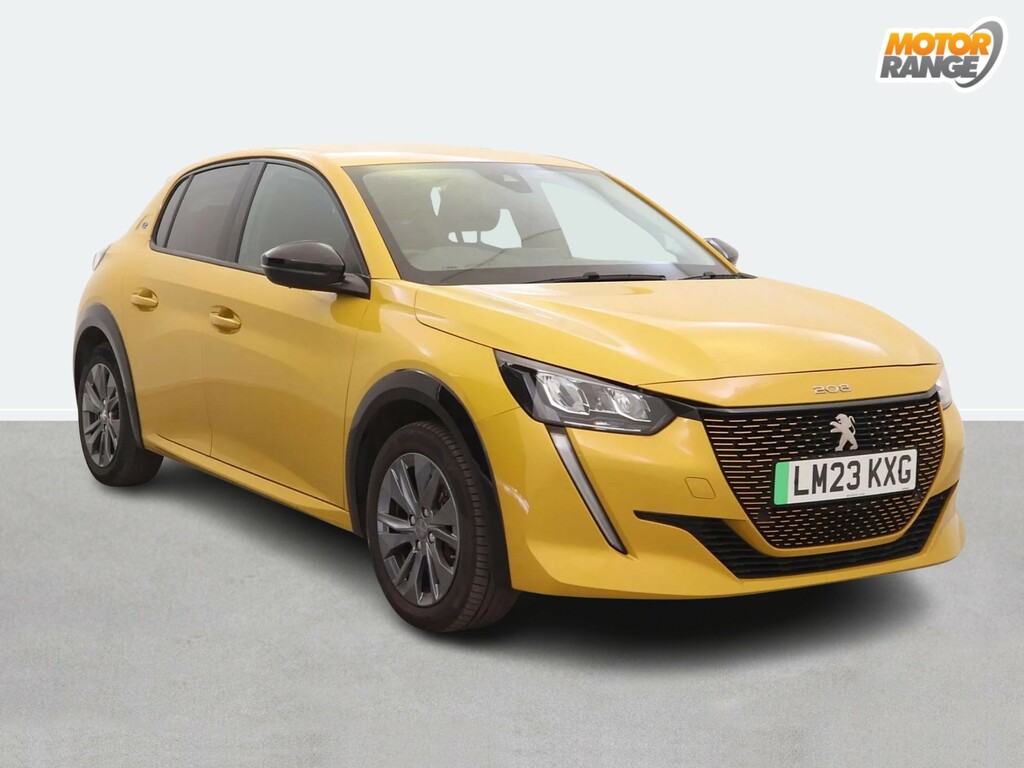 Peugeot e-208 100Kw Active Premium 50Kwh Yellow