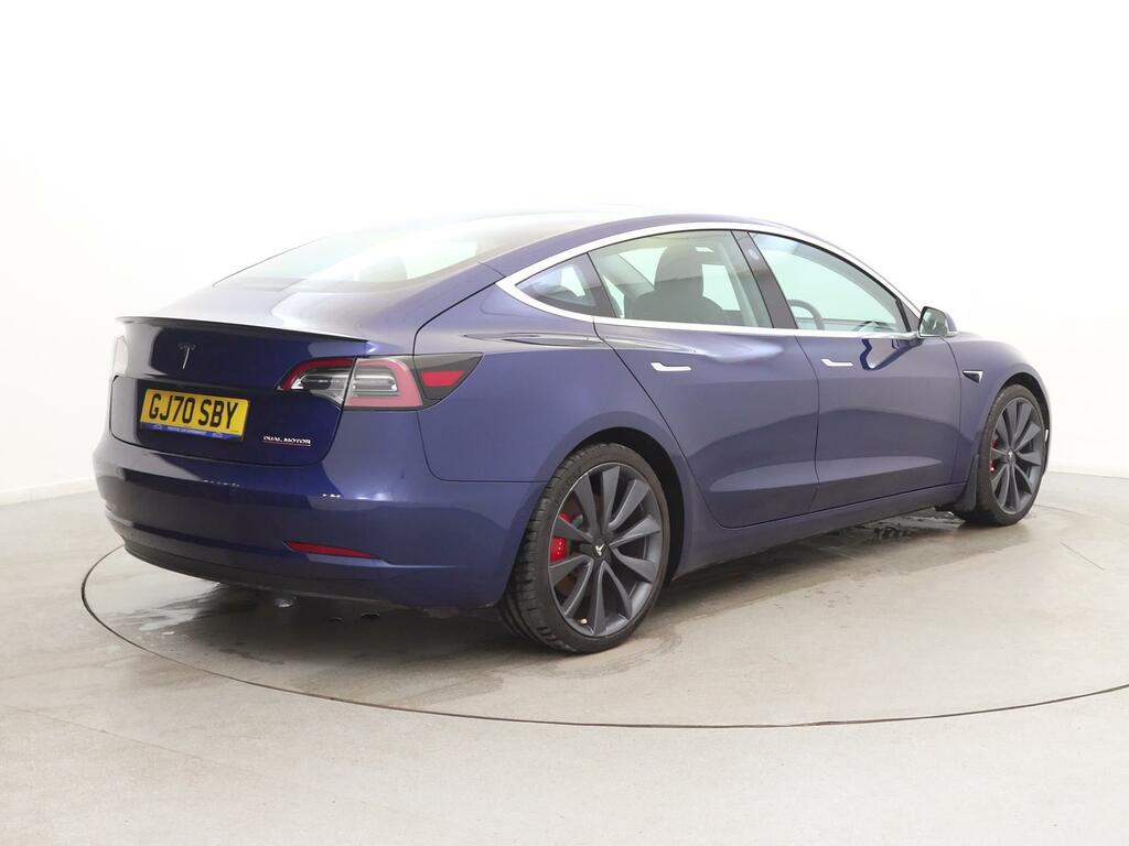 Tesla Model 3 Performance Awd Performance Upgrade Blue #5