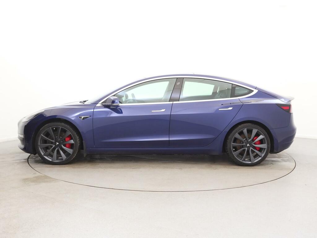 Tesla Model 3 Performance Awd Performance Upgrade Blue #4