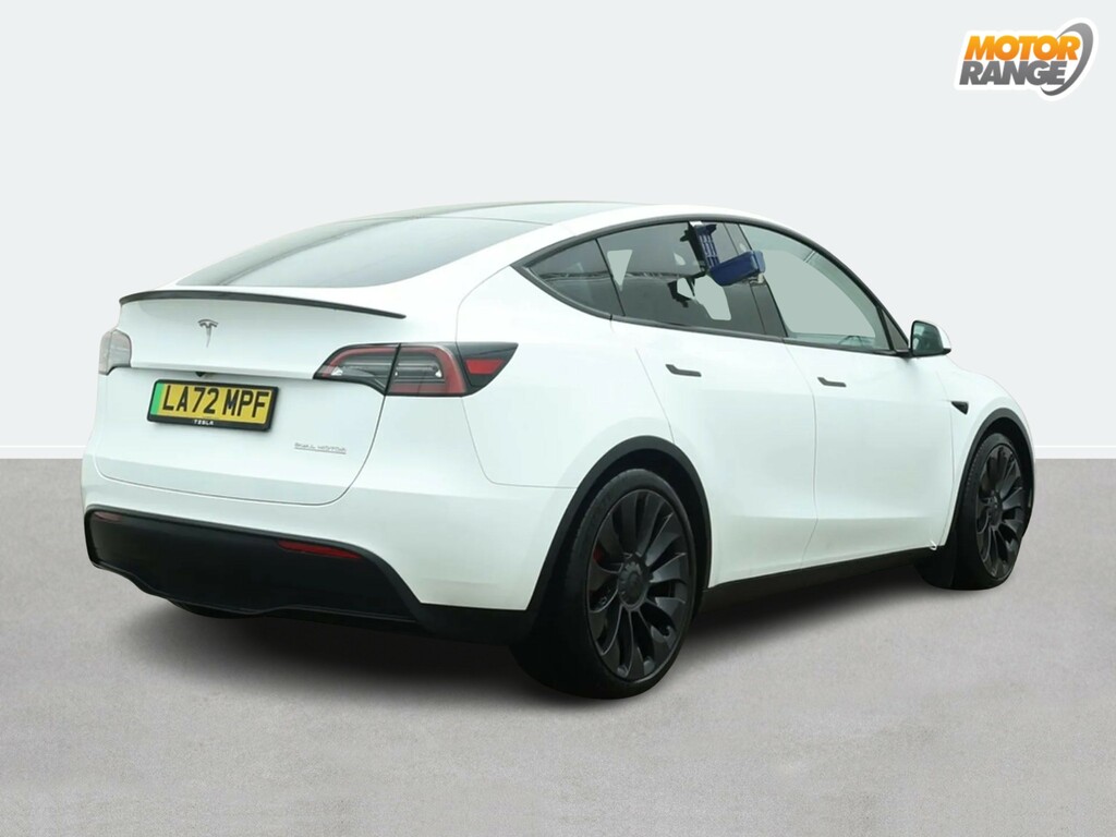 Tesla Model Y Performance Awd White #4