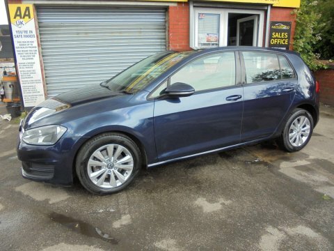 Volkswagen Golf 1.6 Tdi Bluemotion BU63UDM Blue #2