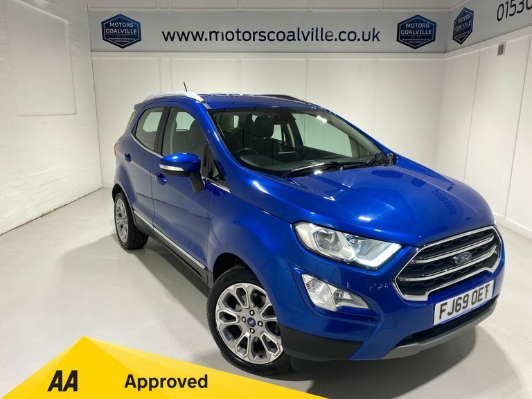 Ford Ecosport 1.0 Turbo Ecoboost 125Ps 6 Spd Titanium 5Dr. Blue