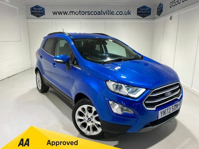 Ford Ecosport 1.0 Turbo Ecoboost 125Ps 6 Spd Titanium 5Drx-p YM72SOH Blue