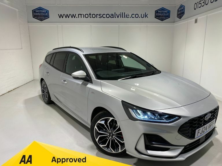 Ford Focus 1.0 Turbo Ecoboost 155Ps Mhev 8 Spd St Silver
