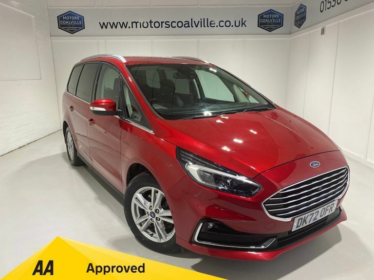 Ford Galaxy 2.5 Fhev 190Ps Titanium 5Dr7 Seater Red