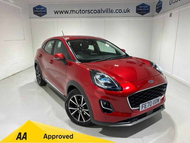 Ford Puma 1.0 Turbo Ecoboost 155Ps Mhev 6 Spd Titanium Red