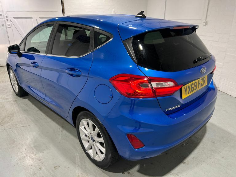 Ford Fiesta 1.0 Turbo Ecoboost 100Ps 6 Spd Titanium 5Dr. YX69HZR Blue #5