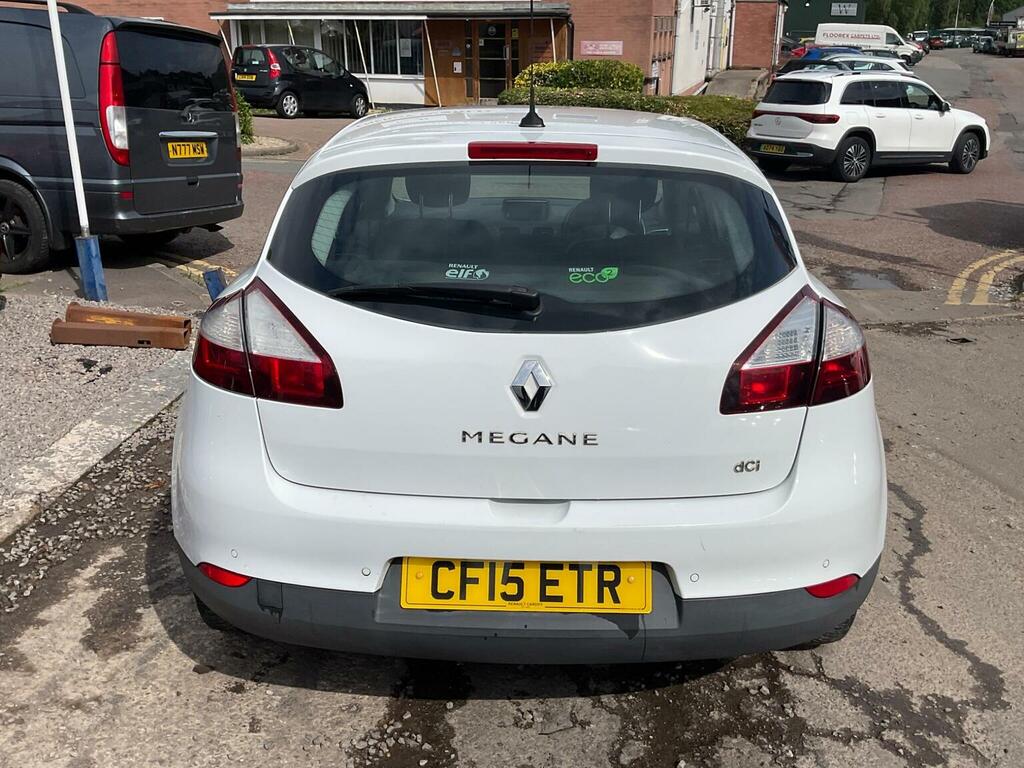Renault Megane 1.5 Dci Dynamique Nav Euro 6 S S White #6