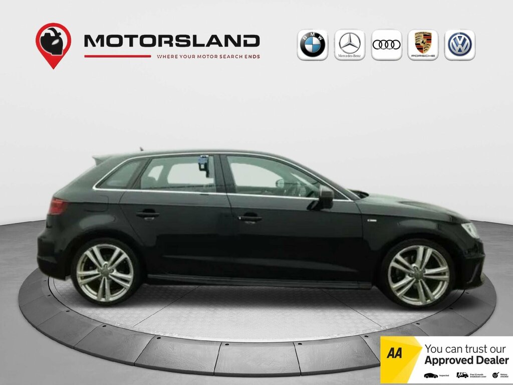 Audi A3 1.2 Tfsi Sport. Black. Ideal 1St Car. Fresh Cambel Black #5