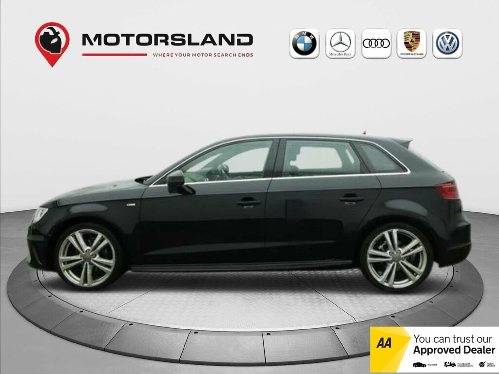 Audi A3 1.2 Tfsi Sport. Black. Ideal 1St Car. Fresh Cambel Black #6
