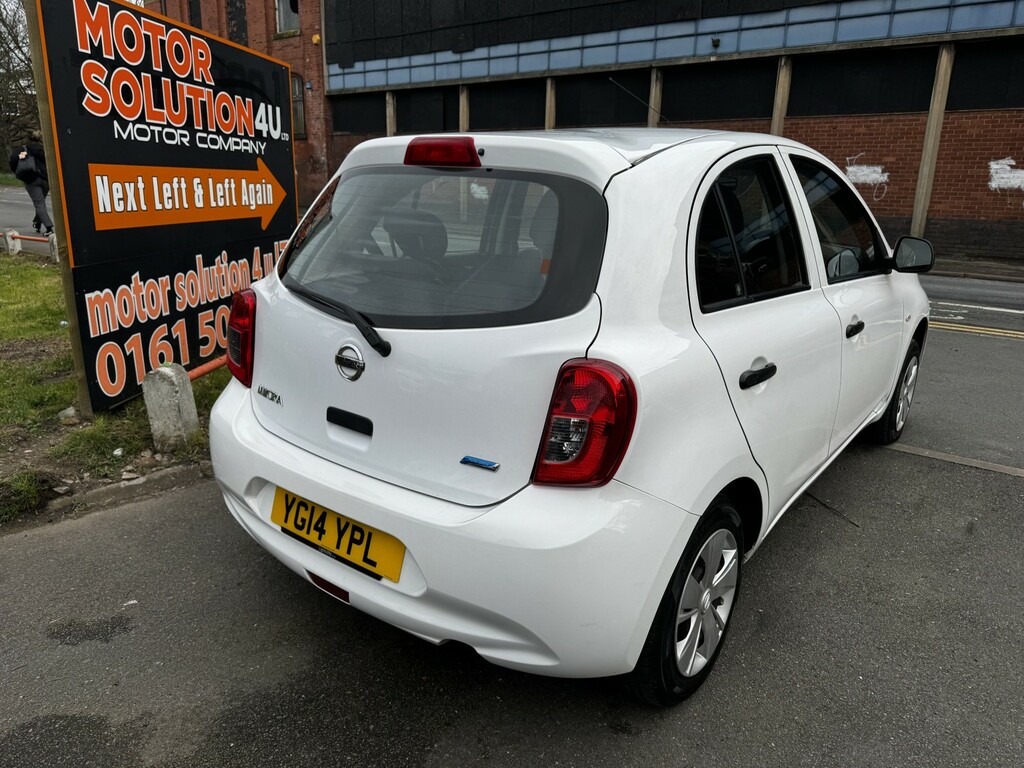 Nissan Micra Hatchback 1.2 Visia 201414 YG14YPL White #2