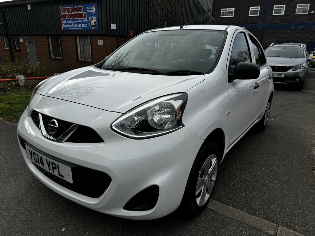 Nissan Micra Hatchback 1.2 Visia 201414 YG14YPL White #3