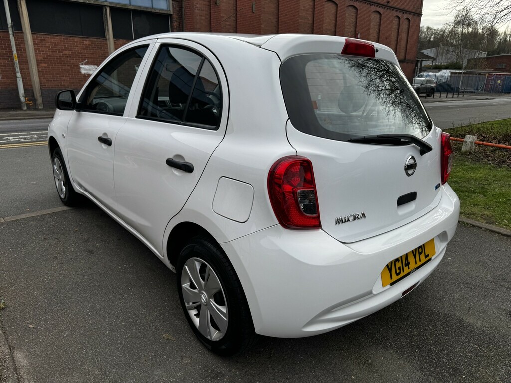 Nissan Micra Hatchback 1.2 Visia 201414 YG14YPL White #4