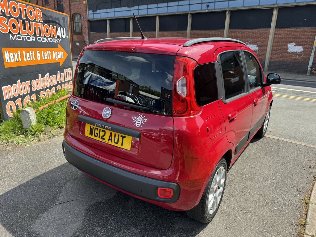 Fiat Panda Hatchback 1.2 Panda 1.2 69 Bhp Lounge 201212 WG12AUT Red #4