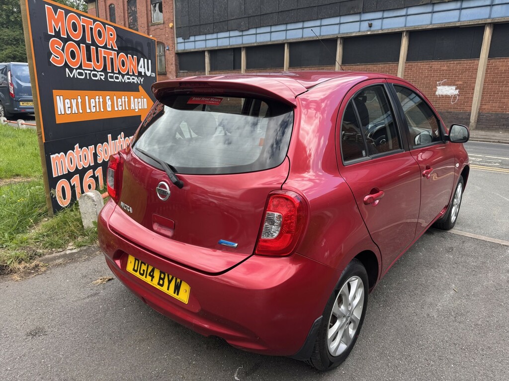 Nissan Micra Hatchback 1.2 Acenta 201414 DG14BYW Red #2