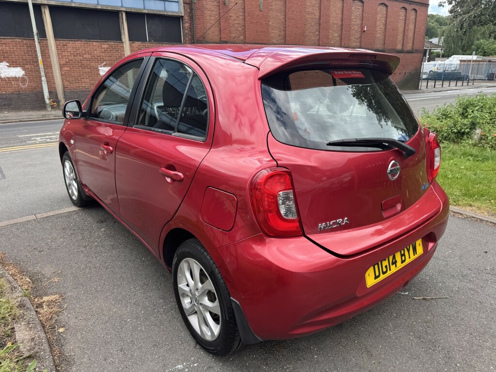 Nissan Micra Hatchback 1.2 Acenta 201414 DG14BYW Red #4