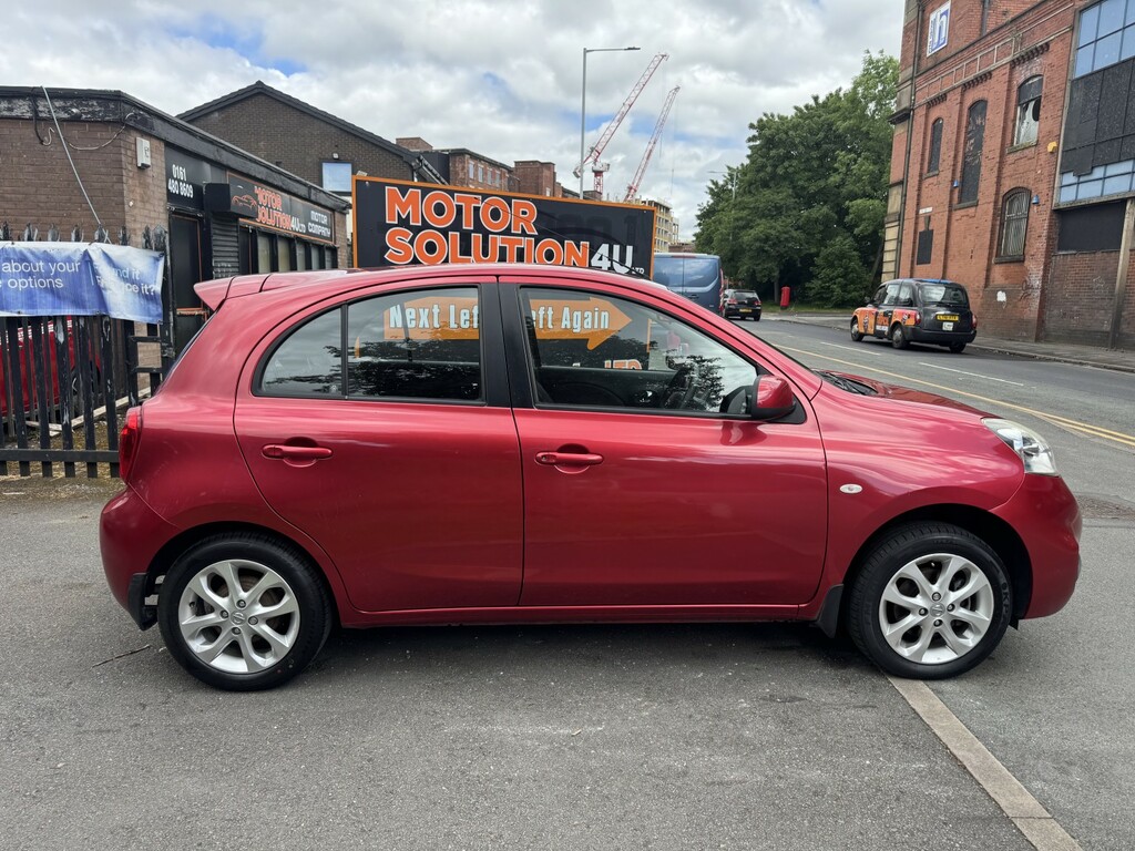 Nissan Micra Hatchback 1.2 Acenta 201414 DG14BYW Red #5