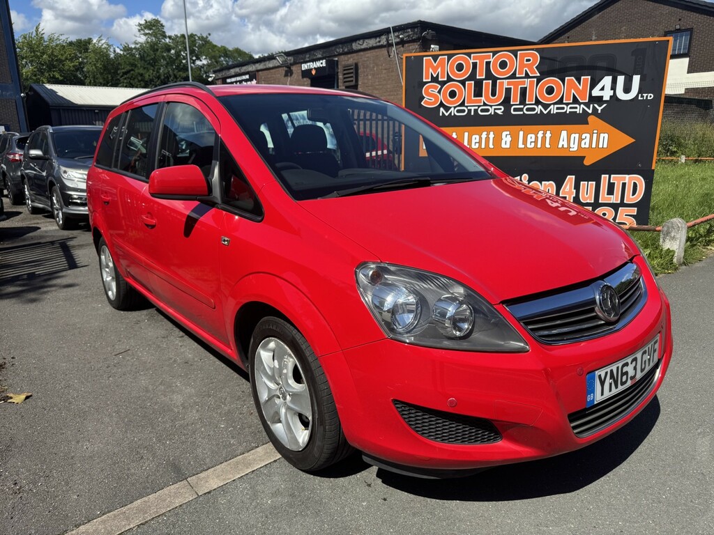 Vauxhall Zafira 1.6 16V Exclusiv Red