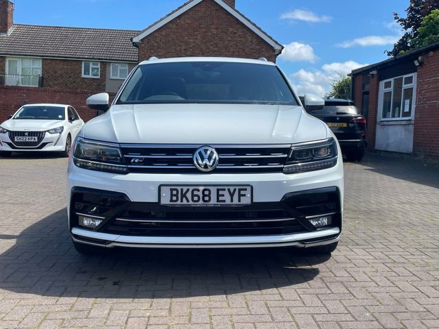 Volkswagen Tiguan 2018 2.0 Tdi R-line Suv Dsg 4Motion Eur White #4