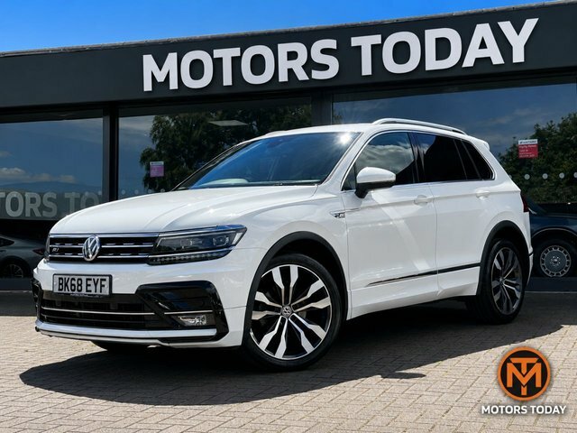 Volkswagen Tiguan 2018 2.0 Tdi R-line Suv Dsg 4Motion Eur White