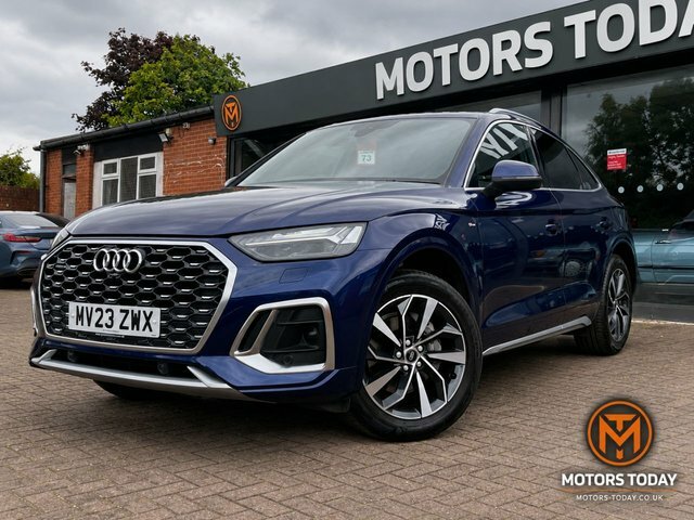 Audi Q5 2023 2.0 Tdi 40 S Line Sportback S Tron Blue