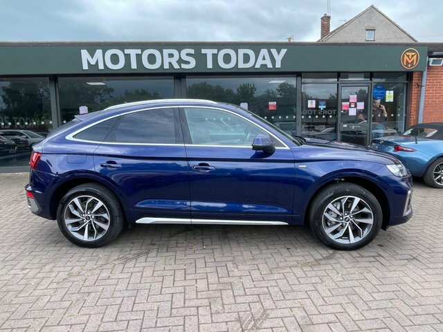 Audi Q5 2023 2.0 Tdi 40 S Line Sportback S Tron Blue #3