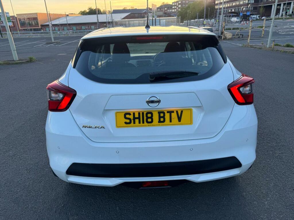 Nissan Micra Hatchback 0.9 Ig-t Acenta Euro 6 Ss 20181 SH18BTV White #6
