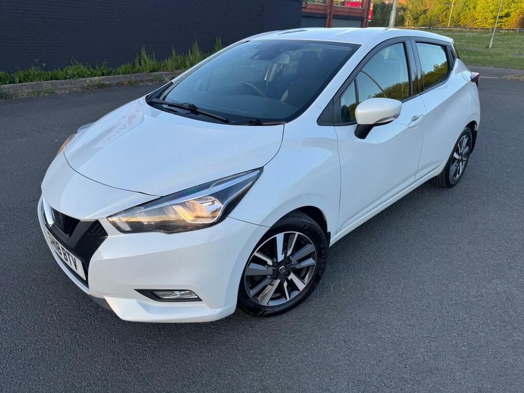 Nissan Micra Hatchback 0.9 Ig-t Acenta Euro 6 Ss 20181 SH18BTV White #3