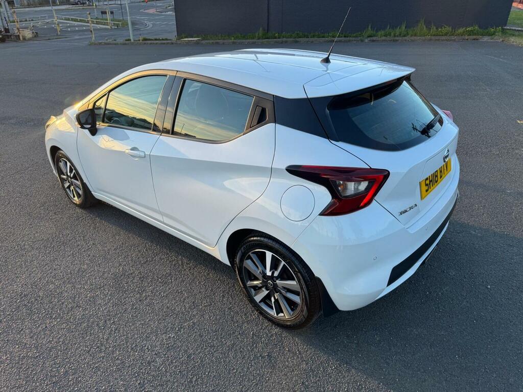 Nissan Micra Hatchback 0.9 Ig-t Acenta Euro 6 Ss 20181 SH18BTV White #2