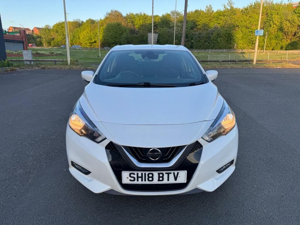 Nissan Micra Hatchback 0.9 Ig-t Acenta Euro 6 Ss 20181 SH18BTV White #5