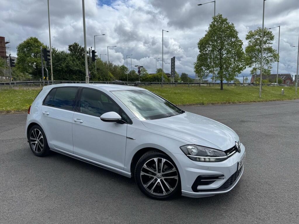 Volkswagen Golf 2.0 Tdi Bluemotion Tech R-line Euro 6 Ss Silver