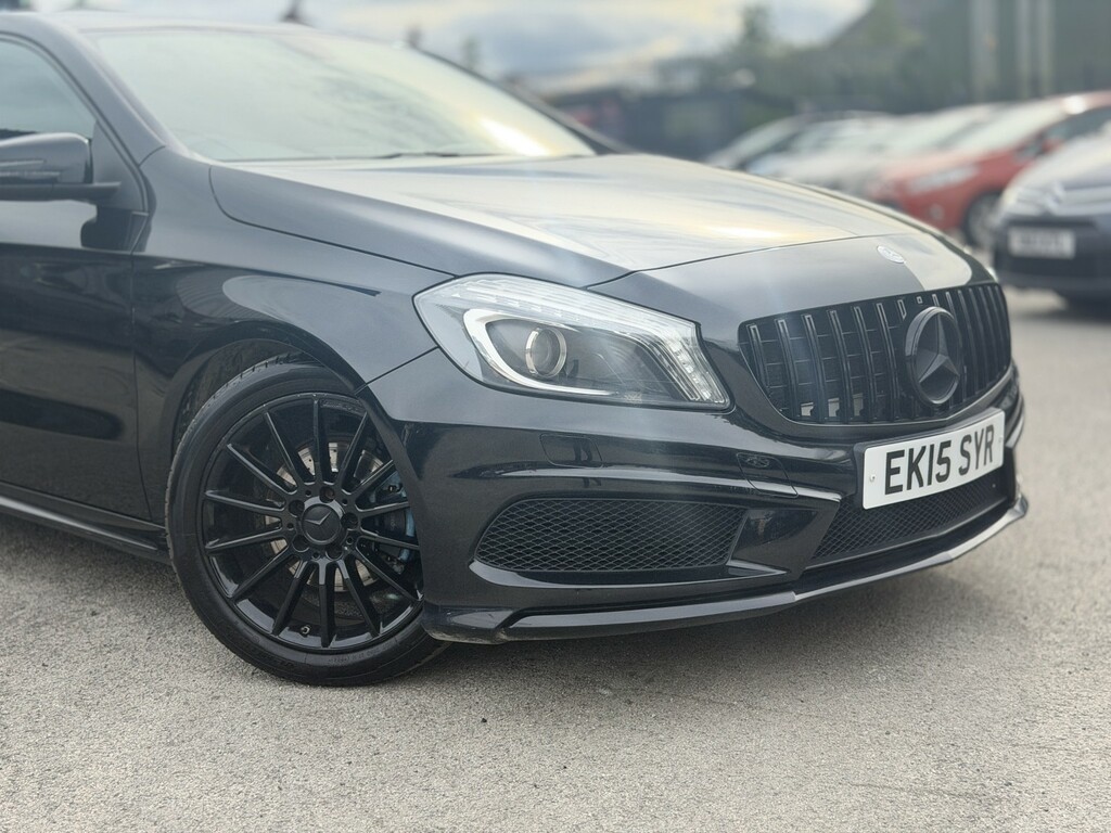 Mercedes-Benz A Class Hatchback 1.6 A200 Amg Sport Euro 6 Ss 201 EK15SYR Black #6
