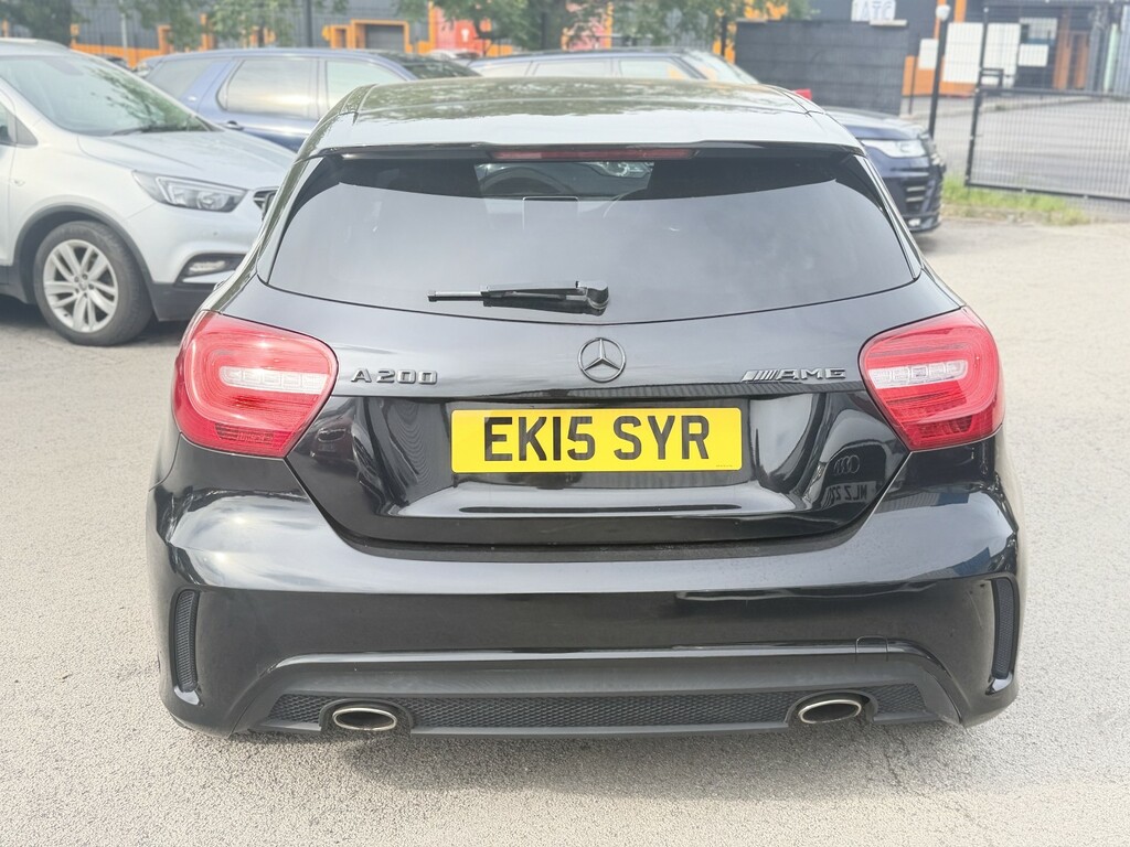 Mercedes-Benz A Class Hatchback 1.6 A200 Amg Sport Euro 6 Ss 201 EK15SYR Black #4