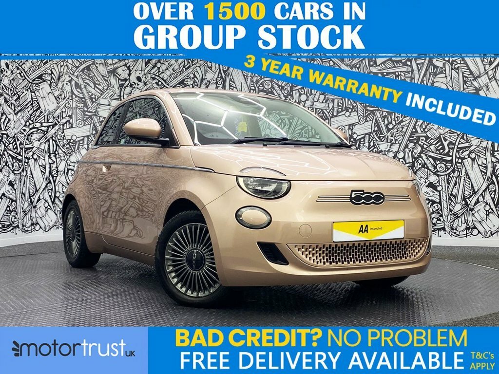 Fiat 500E Hatchback Gold