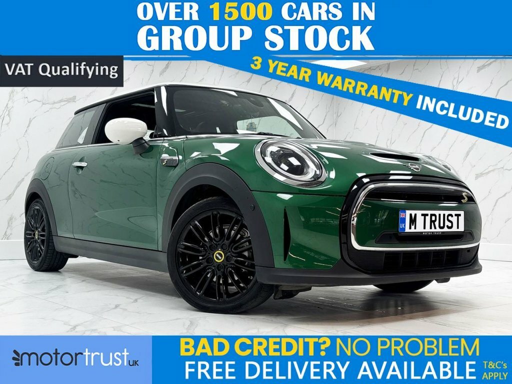Mini Electric Hatchback Green