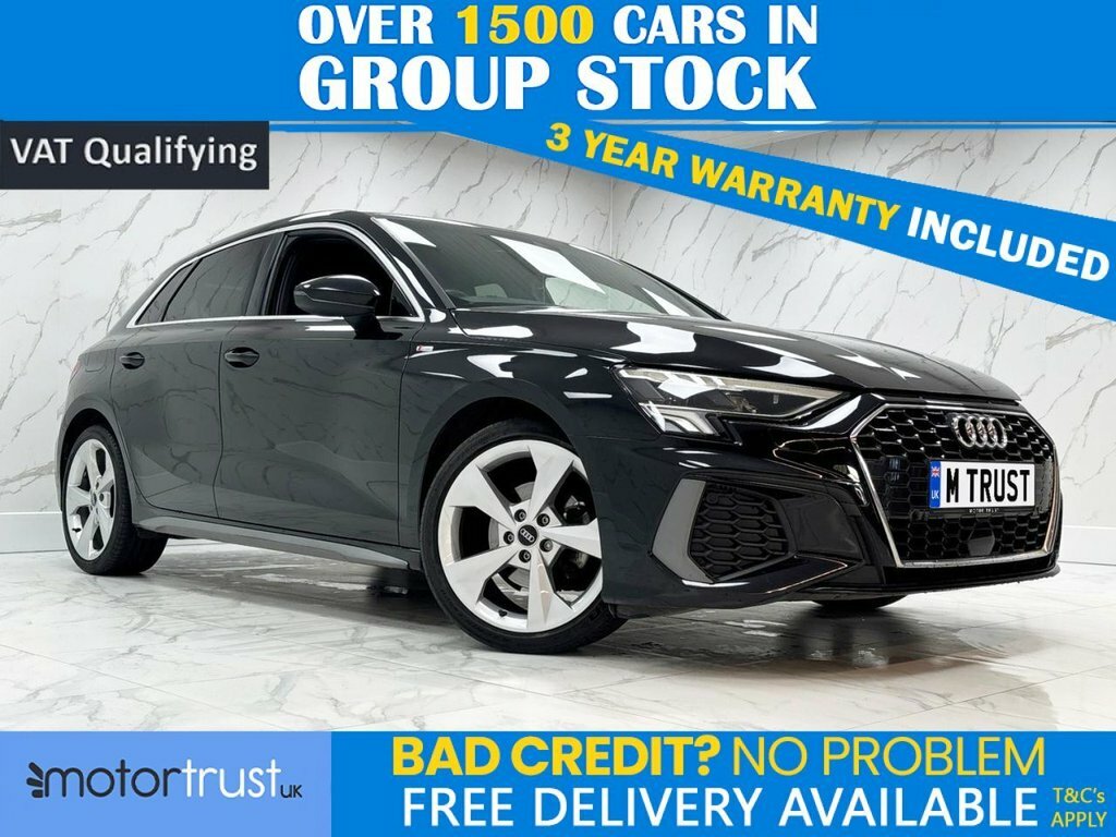 Audi A3 1L S Line WV72XOM Black