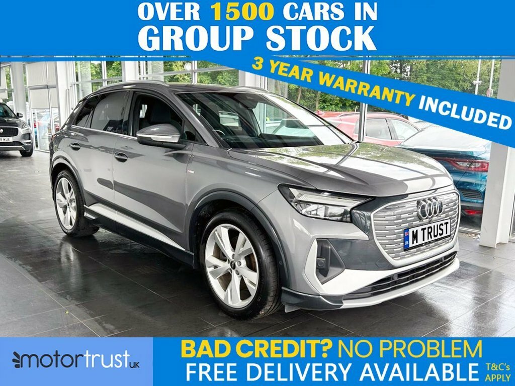 Audi Q4 E Tron Suv Grey
