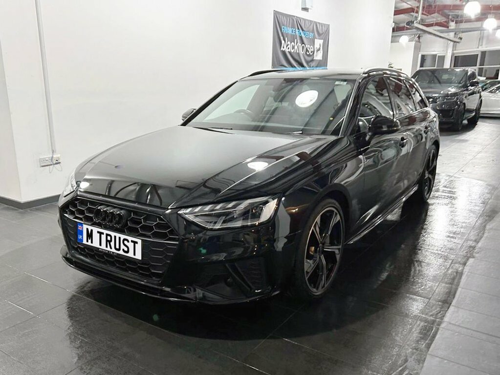 Audi A4 Avant Estate Black #3