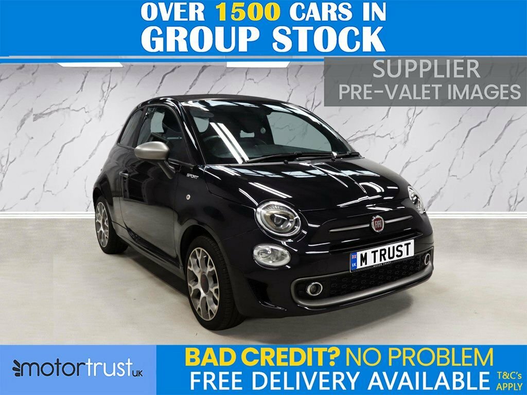 Fiat 500C 1L Sport Black