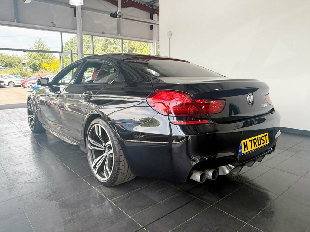 BMW M6 Gran Coupe Saloon Black #6