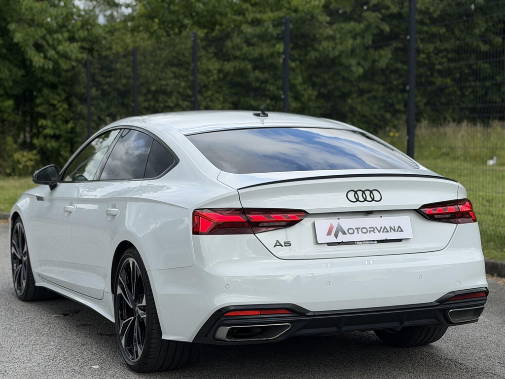 Audi A5 2.0 Tdi 35 Black Edition Sportback S Tronic Euro 6 White #4