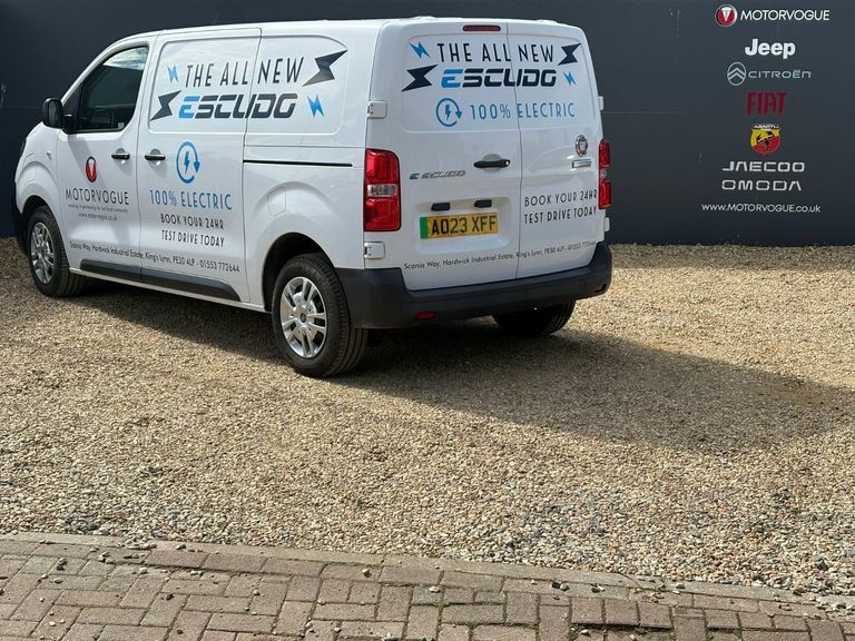 Fiat Scudo 100Kw 50Kwh Tecnico Swb Van White #3