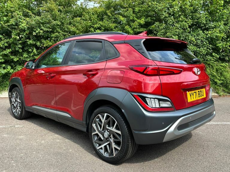 Hyundai Kona 1.6 Gdi Hybrid Premium Dct Red #5