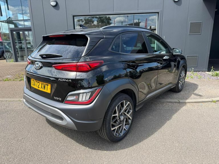Hyundai Kona 1.6 Gdi Hybrid Premium Dct DA72XWT Black #5