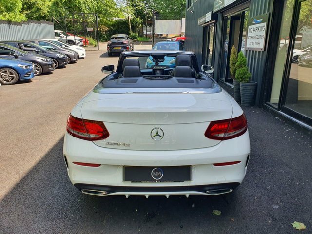 Mercedes-Benz C Class 2.1 C220d Amg Line Cabriolet G-tronic White #5