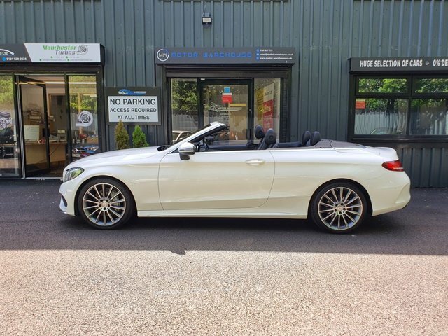 Mercedes-Benz C Class 2.1 C220d Amg Line Cabriolet G-tronic White #4